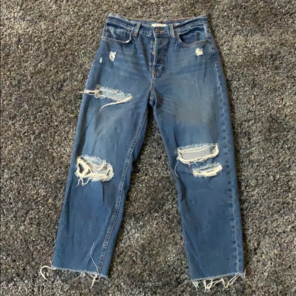 Forever21 ripped jeans